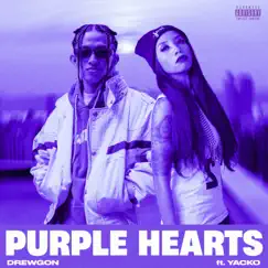 Purple Hearts (feat. Yacko) - Single by Drewgon album reviews, ratings, credits