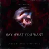 Say What You Want song lyrics