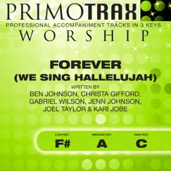 Forever (We Sing Hallelujah) [High Key - C] [Performance Backing Track] Song Lyrics
