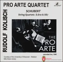 Schubert: String Quartets Nos. 14 & 15 by Pro Arte Quartet album reviews, ratings, credits