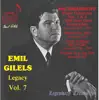 Emil Gilels Legacy, Vol. 7: Rachmaninoff album lyrics, reviews, download