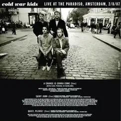 The Paradiso Sessions (Live) - Single by Cold War Kids album reviews, ratings, credits