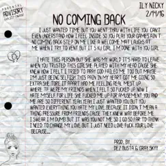 No Coming Back - Single by Ily Nicky album reviews, ratings, credits
