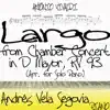 Vivaldi: Chamber Concerto in D Major, RV 93: II. Largo (Arr. for Solo Piano) - Single album lyrics, reviews, download