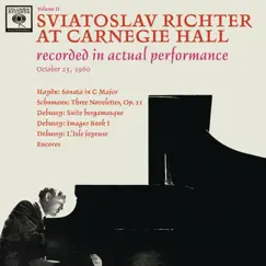 Sviatoslav Richter Recital (Recorded October 25, 1960, Carnegie Hall) - Live by Sviatoslav Richter album reviews, ratings, credits