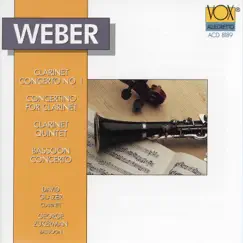Weber: Clarinet Concerto No. 1, Clarinet Concertino, Clarinet Quintet & Bassoon Concerto by George Zukerman & David Glazer album reviews, ratings, credits