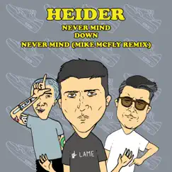 Never Mind / Down - Single by Heider album reviews, ratings, credits
