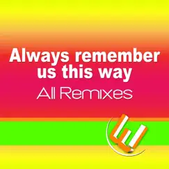 Always Remember Us this Way (130 Bpm Remix) Song Lyrics