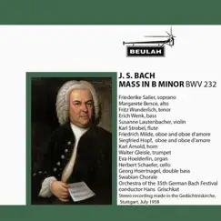 Bach: Mass in B Minor, BWV 232 by Orchestra of the 35th German Bach Festival & Hans Grischkat album reviews, ratings, credits