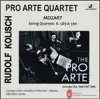 Kolisch-Pro Arte Rarities: Mozart – String Quartets, K. 589 & 590 (Live Historical Recordings) album lyrics, reviews, download