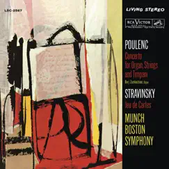 Poulenc: Organ Concerto - Stravinsky: Jeu de cartes by Charles Munch album reviews, ratings, credits