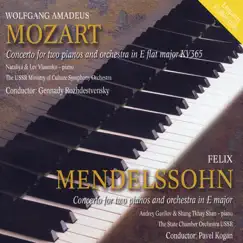 Mozart & Mendelssohn: Concertos for Two Pianos by USSR Ministry of Culture Sympony Orchestra, USSR State Chamber Orchestra, Gennady Rozhdestvensky, Pavel Kogan, USSR Ministry of Culture Symphony Orchestra, Lev Vlassenko & Andrei Gavilov album reviews, ratings, credits
