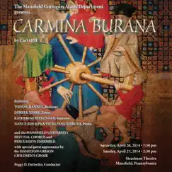 Orff: Carmina Burana (Live) by Mansfield University Festival Chorus, Mansfield University Percussion Ensemble & Peggy Dettwiler album reviews, ratings, credits