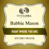Right Where You Are (Studio Track) - EP album lyrics, reviews, download