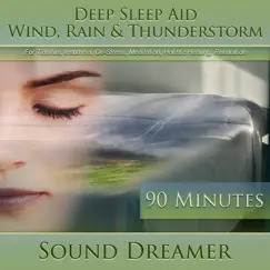 Wind, Rain & Thunderstorm (Deep Sleep Aid) [For Tinnitus, Insomnia, De-Stress, Meditation, Holistic Healing, Relaxation] [90 Minutes] by Sound Dreamer album reviews, ratings, credits