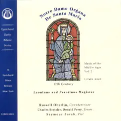 Music of the Middle Ages, Vol. 2 - Notre Dame Organa de Santa Maria by Charles Bressler, Donald Perry, Russell Oberlin & Seymour Barab album reviews, ratings, credits