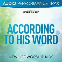 According to His Word (feat. Jared Anderson) [Original Key without Background Vocals] Song Lyrics