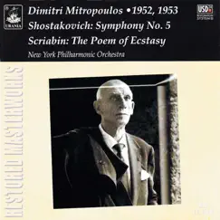 Shostakovich: Symphony No. 5 - Scriabin: The Poem of the Ecstasy by Dimitri Mitropoulos & New York Philharmonic album reviews, ratings, credits