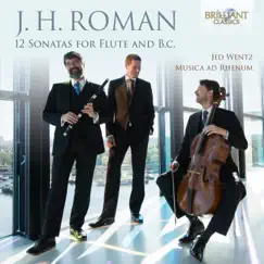 J.H. Roman: 12 Sonatas for Flute and B.C. by Musica Ad Rhenum album reviews, ratings, credits