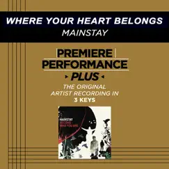 Where Your Heart Belongs (Performance Track In Key of Db Without Background Vocals) Song Lyrics