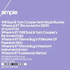 Where Is It? (Re-loved For 2009) by Will Saul & Tam Cooper album reviews, ratings, credits