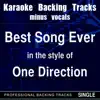 Best Song Ever Minus Guitar (in the style of) One Direction (Backing Track) song lyrics