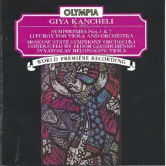 Giya Kancheli: Symphonies 1 & 7; Liturgy by Moscow State Symphony Orchestra, Fedor Glushchenko & Svyatoslav Belonogov, viola album reviews, ratings, credits