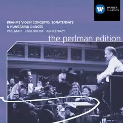 Brahms: Violin Concerto, Sonatensatz & Hungarian Dances by Itzhak Perlman, Daniel Barenboim, Vladimir Ashkenazy & Berlin Philharmonic album reviews, ratings, credits