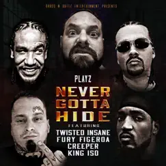 Never Gotta Hide (feat. Fury Figeroa, Twisted Insane, Creeper & King Iso) - Single by Playz album reviews, ratings, credits