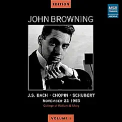 John Browning Edition, Vol. I - JFK Recital, November 22, 1963 by John Browning album reviews, ratings, credits