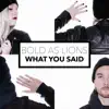 What You Said - Single album lyrics, reviews, download